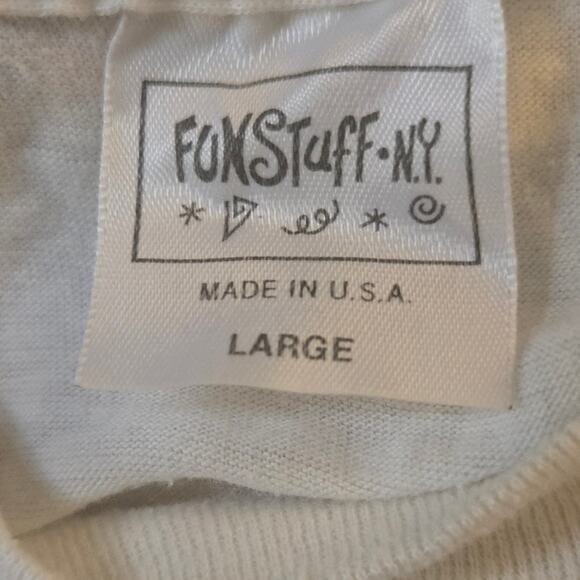 Vintage Fun Stuff Dinosaur Graphic T-Shirt Single Stitch Size L - Picture 5 of 5